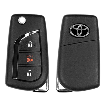2020 Toyota C-HR Remote Flip Key Fob 3B (FCC: MOZB3F2F2L, JAPAN BUILT, P/N: 89070-10082)