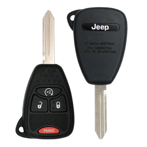 2007 Jeep Grand Cherokee Remote Head Key 4B w/ Remote Start OHT692713AA